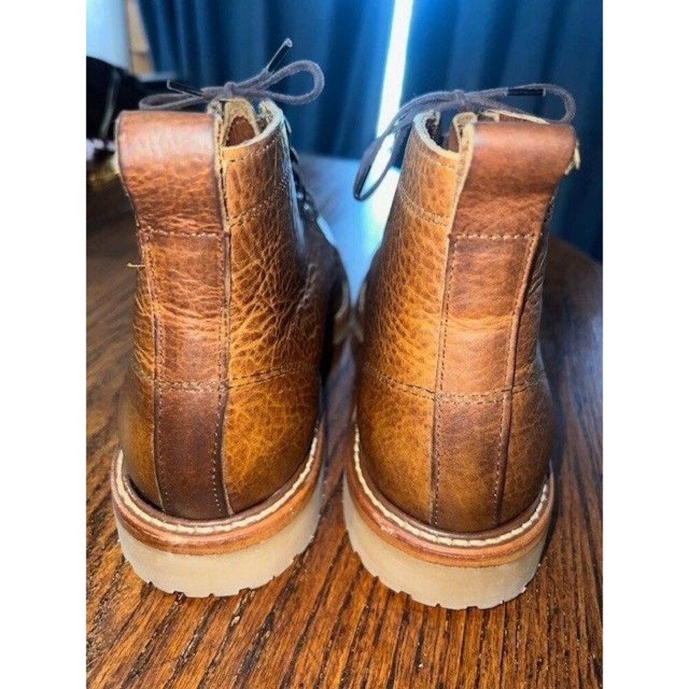 Rancourt & Co. Wolf Boots Toast Rushmore Colorway Leather Vibram Mn’s 10D NWOT - Picture 4 of 11